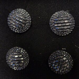 MAGNETIC NUMBER PINS "ALL STITCHED UP" black on black Set of 4 NEW in box
